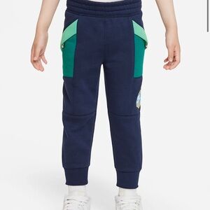 Kids Navy Blue Jogger Pants